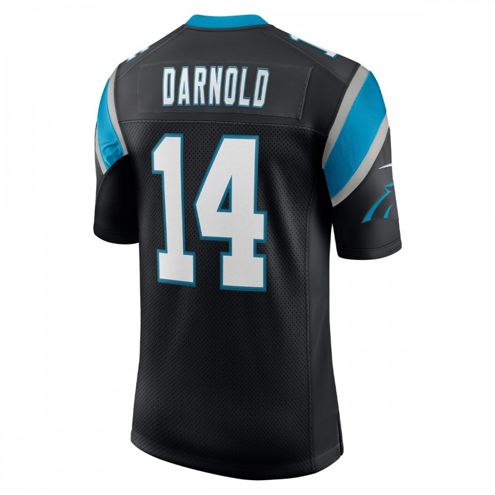Sam Darnold Carolina Panthers Nike Vapor Limited Jersey - Black-GridironStore